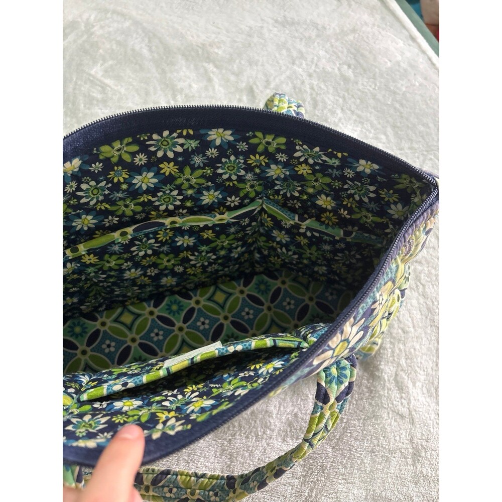 Vera Bradley shoulder bag tote purse bag retired Dasiy print vintage classic Y2K - Picture 4 of 7